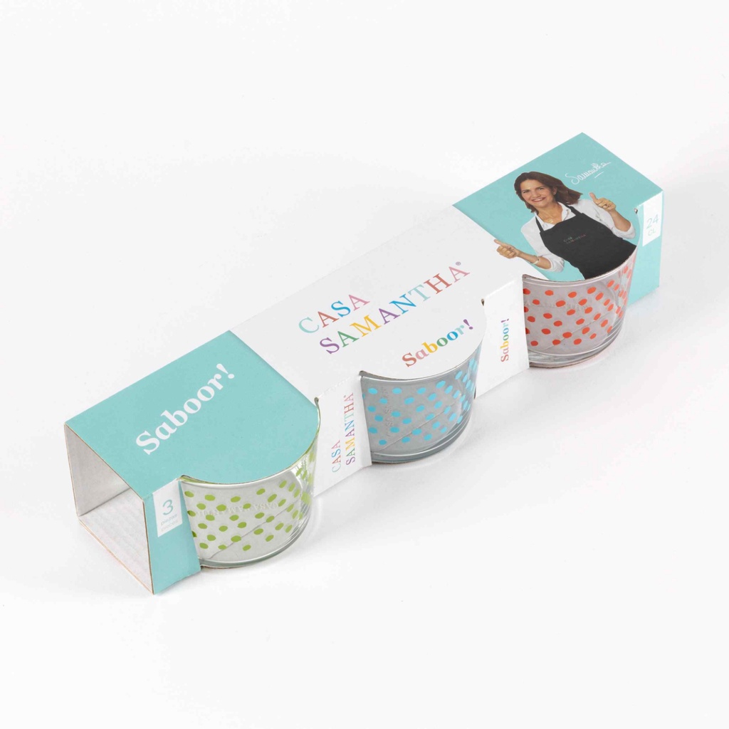 KOZARCI SET 3/1 200 ML CSA-1476 CASA SAMANTHA
