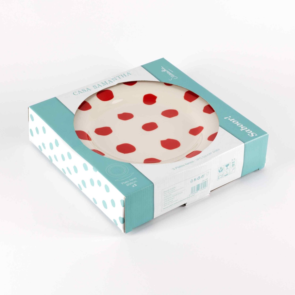 KROŽNIK PLITVI SET 3/1 RD CASA SAMANTHA