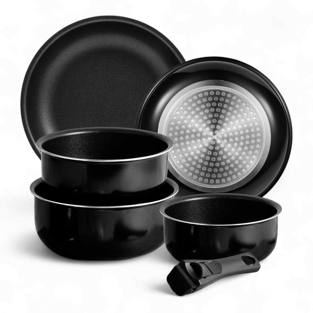 KOZICE SET 4/1 BG-31608-BK CLICK & COOK
