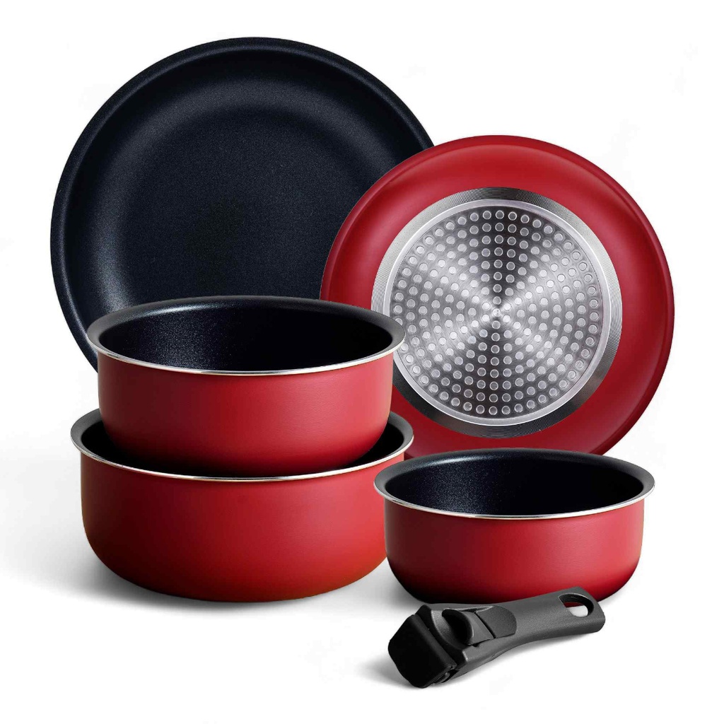 KOZICE SET 4/1 BG-31608-RD CLICK & COOK