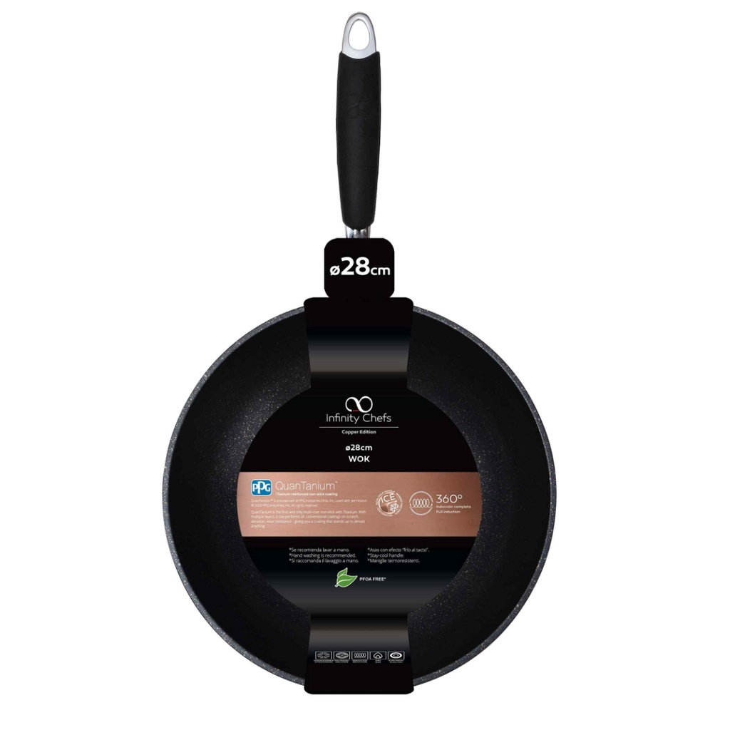 PONEV WOK 28CM INFINITY CHEFS