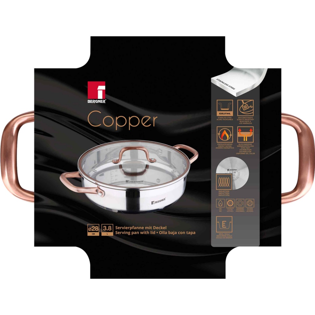 POSODA SERVIRNA 28 CM BG-32476-CP COPPER