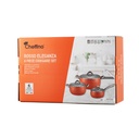 GARNITURA POSODE 6/1 ROSSO ELEGANZA