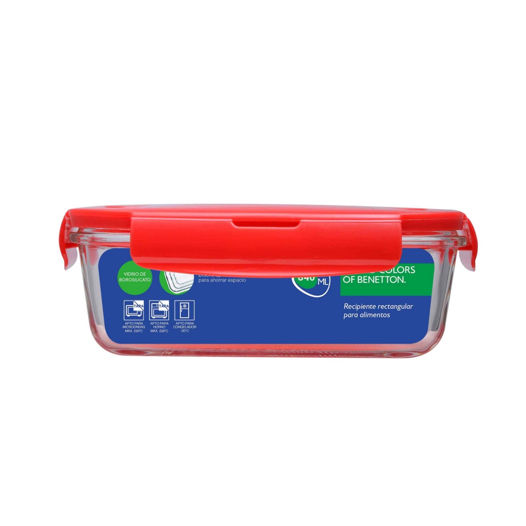POSODA ZA SHRANJEVANJE 840 ML BE-0381-RD RAINBOW
