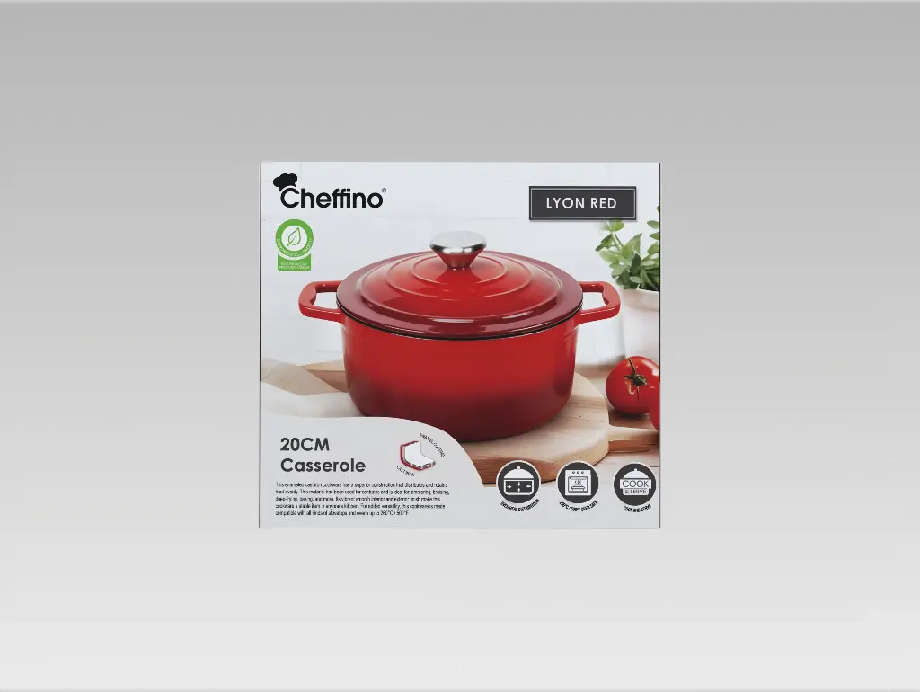 LITOŽELEZNI LONEC 20 CM LYON RED