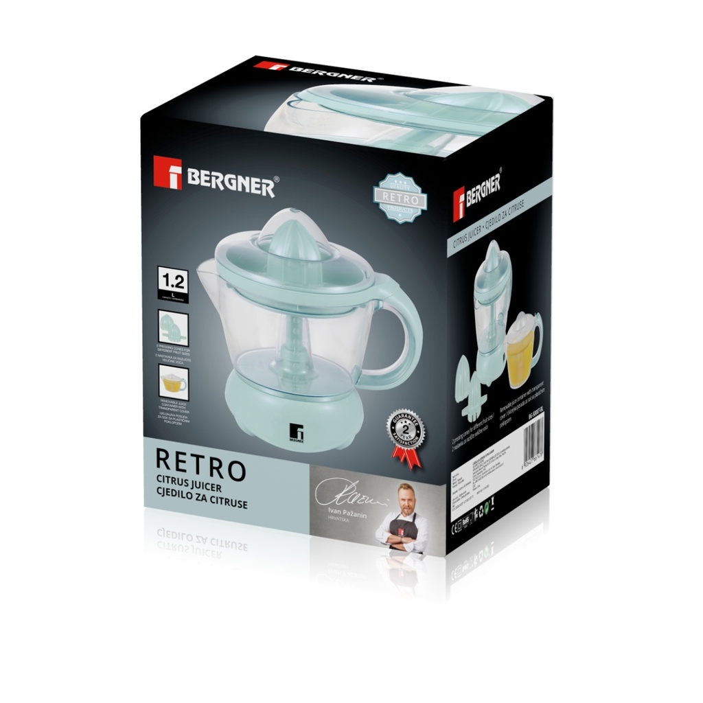 OŽEMALEC CITRUSOV EL. BG-50007-BL RETRO