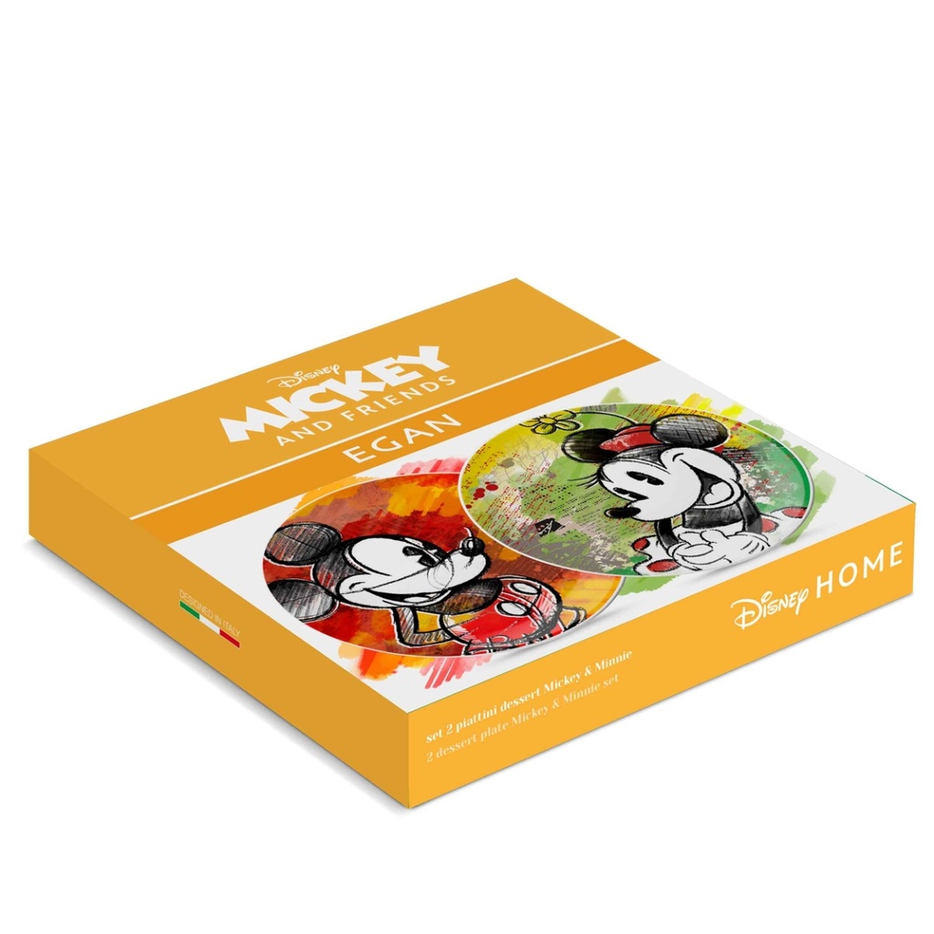 KROŽNIK DESERTNI 203010 MICKEY & MINNIE MOUSE COLOR FUN 19CM