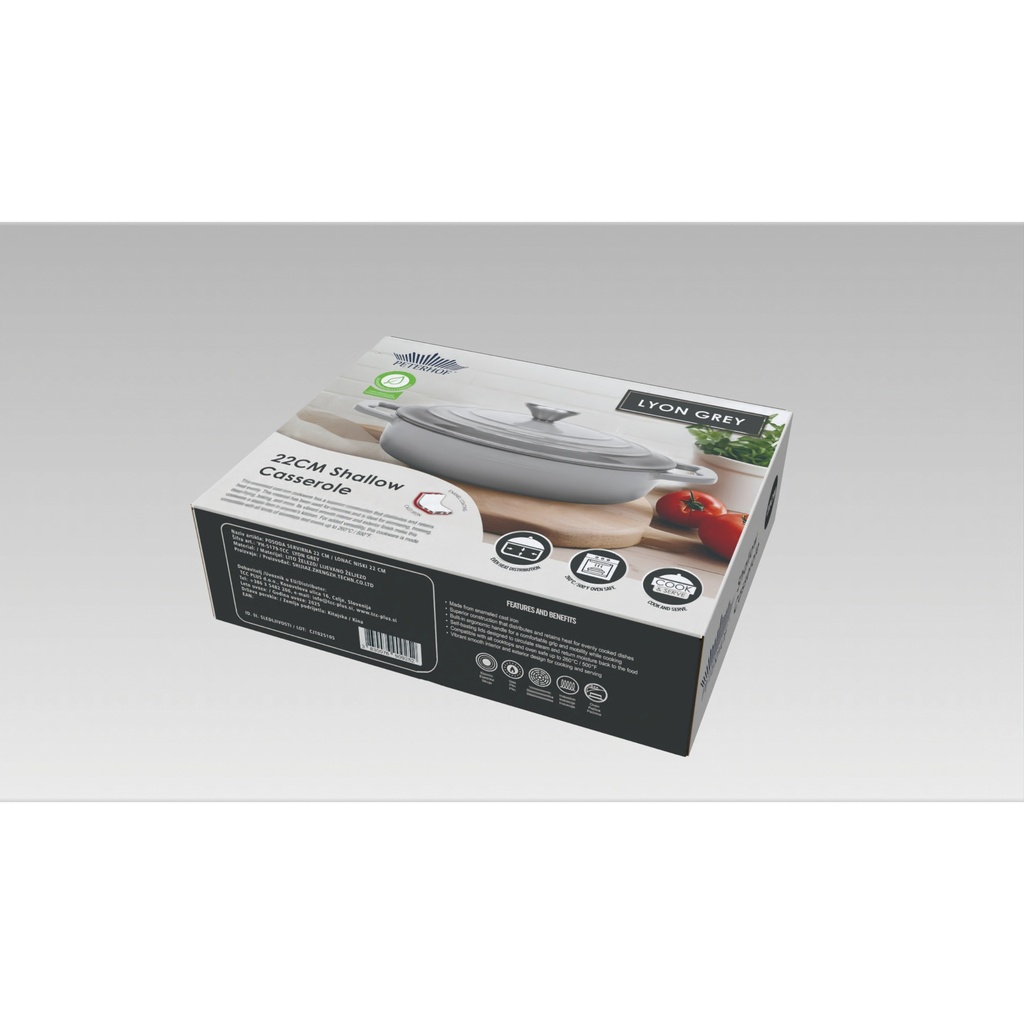 POSODA SERVIRNA 22 CM PH-5179-TCC LYON GREY