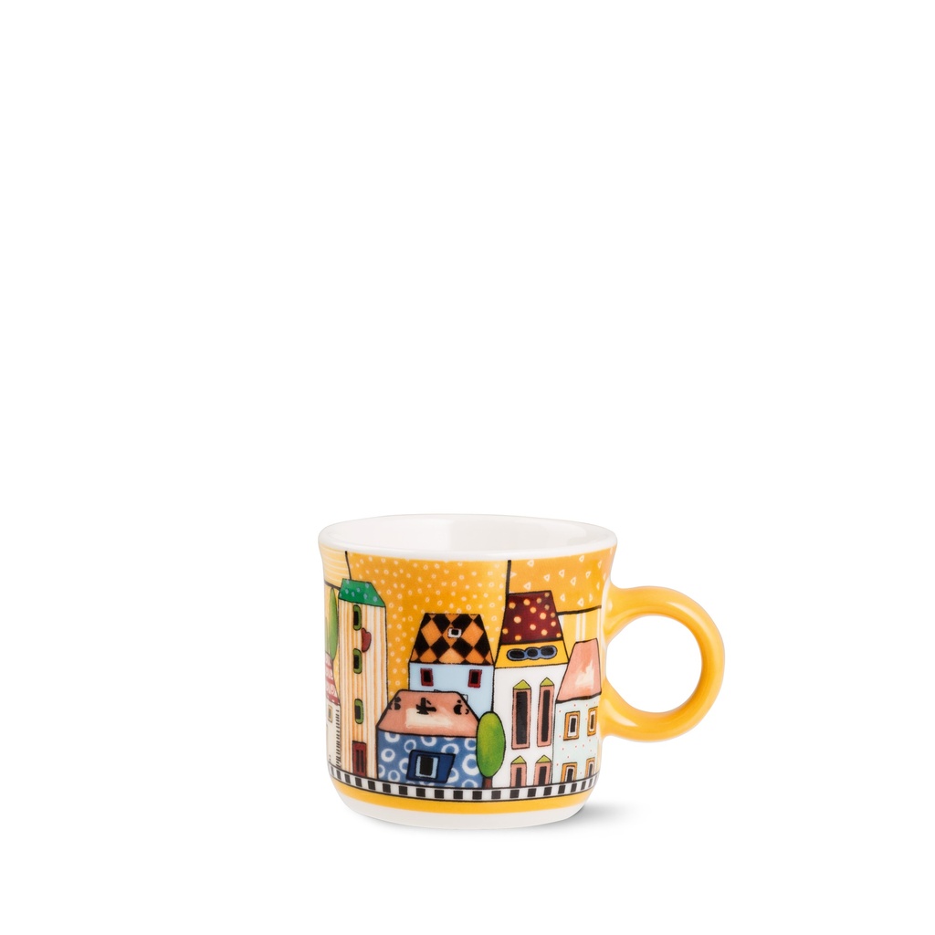 ESPRESSO SKODELICEA PAESE MIO SET 2/1 YELLOW 80 ML