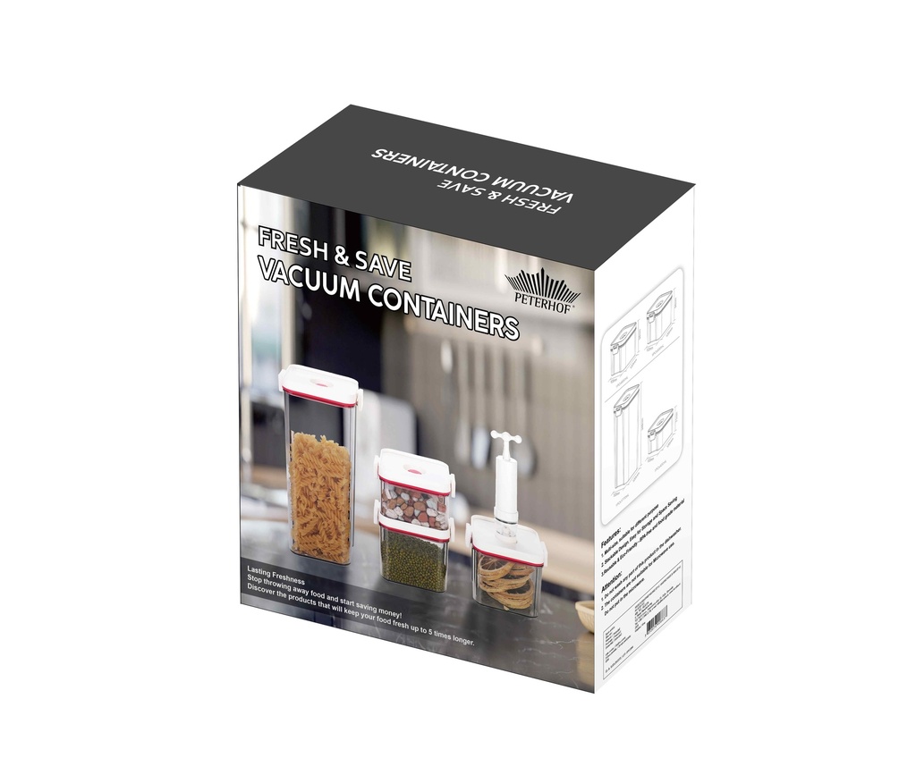 POSODE ZA SHRANJEVANJE VAKUUMSKE SET 4/1 PH-5155-TCC