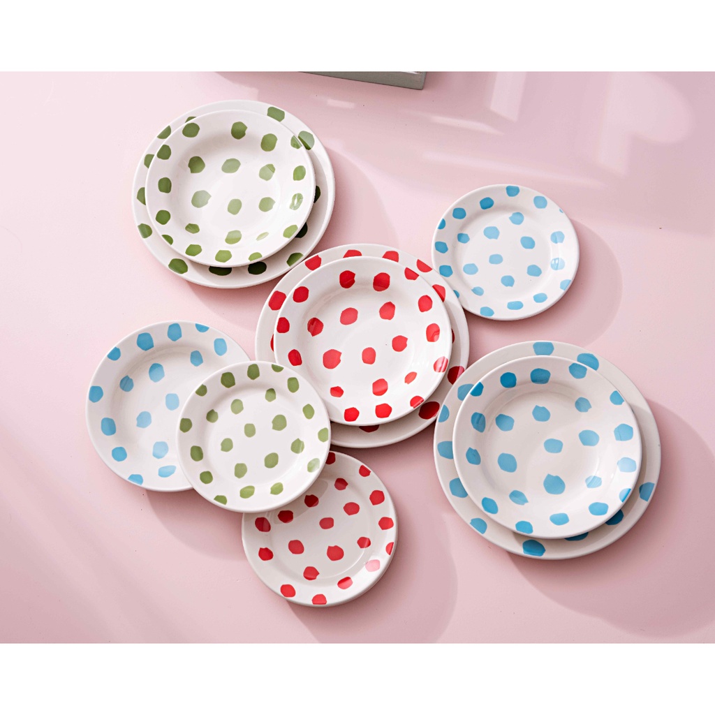 KROŽNIK DESERTNI SET 3/1 BL CASA SAMANTHA