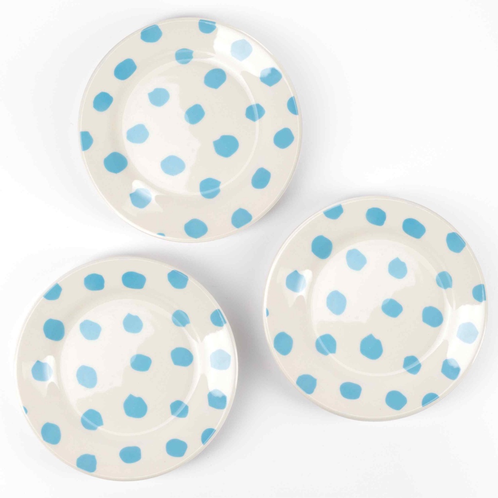 KROŽNIK DESERTNI SET 3/1 BL CASA SAMANTHA