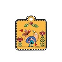 PODSTAVEK COCORICO' YELLOW 16x18 CM