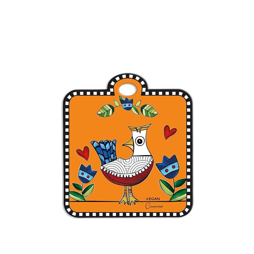 PODSTAVEK COCORICO' ORANŽNA 16X18 CM