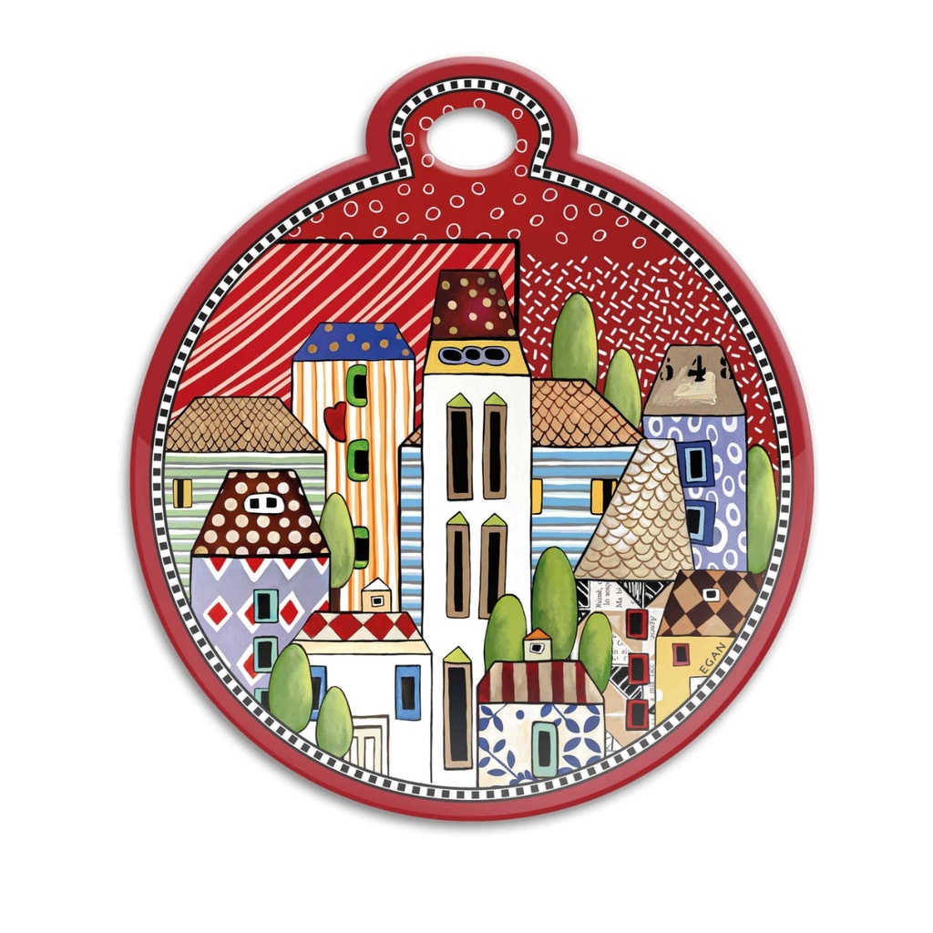PODSTAVEK PAESE MIO RED 17X19 CM