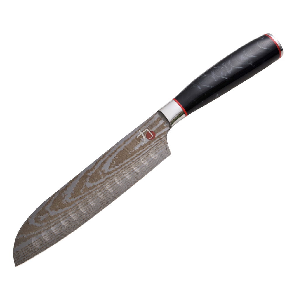 NOŽ SANTOKU 17,5CM TETSU