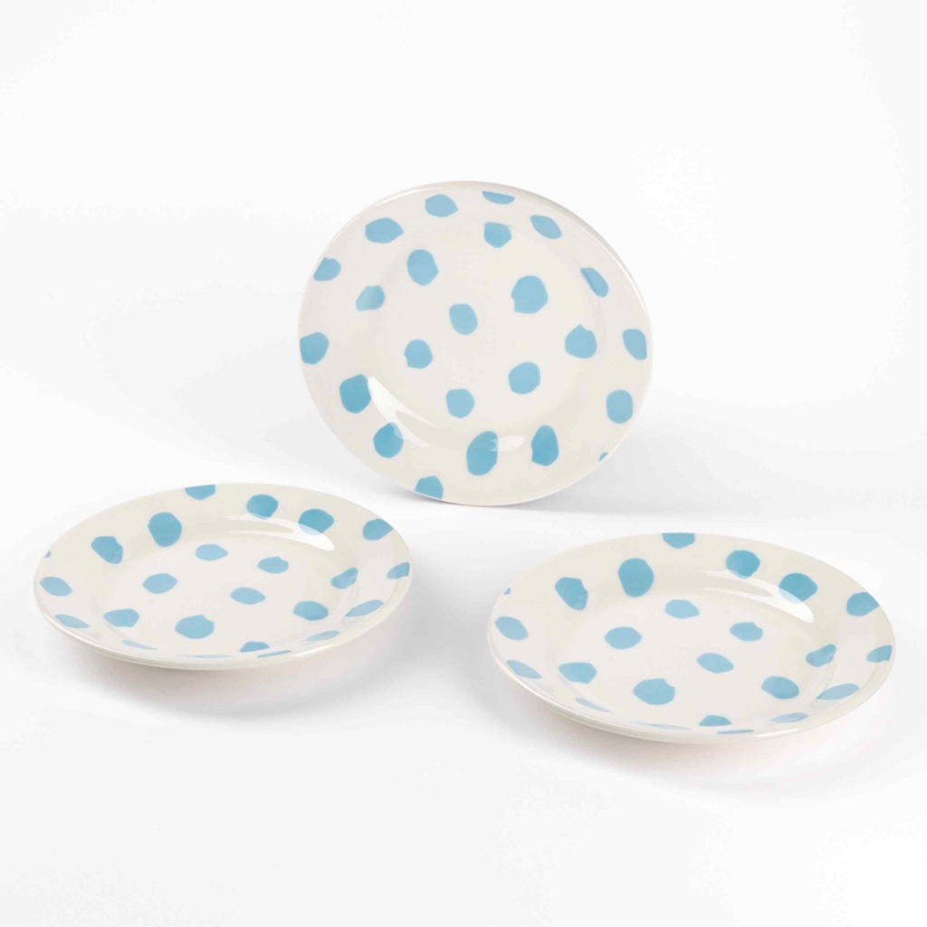 KROŽNIK DESERTNI SET 3/1 BL CASA SAMANTHA