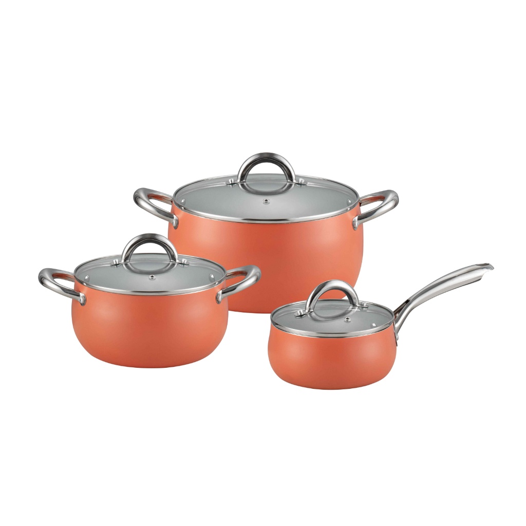 6-DELNI SET KUHINJSKE POSODE ROSSO ELEGANZA