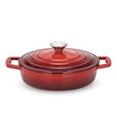 LITOŽELEZNA SERVIRNA POSODA 22 CM LYON RED