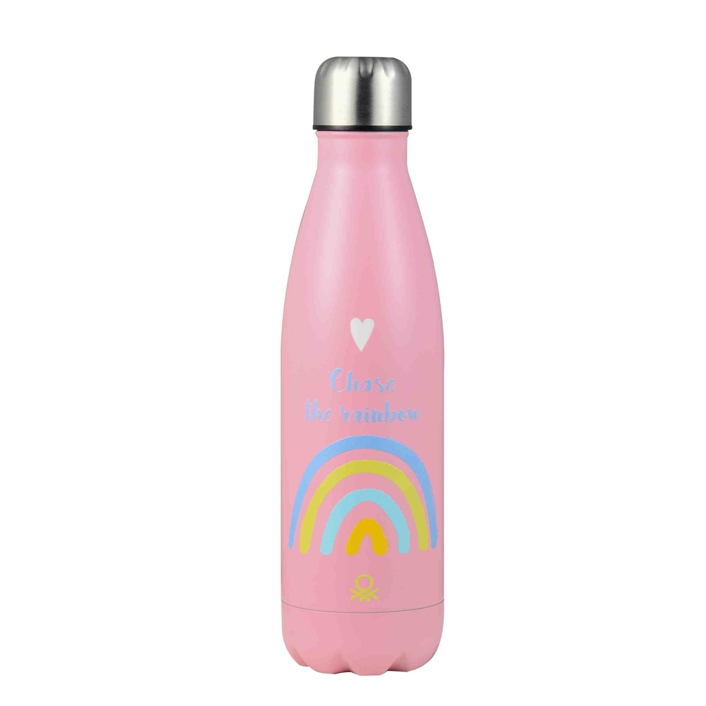TERMO STEKLENICA BENETTON 500 ML - roza
