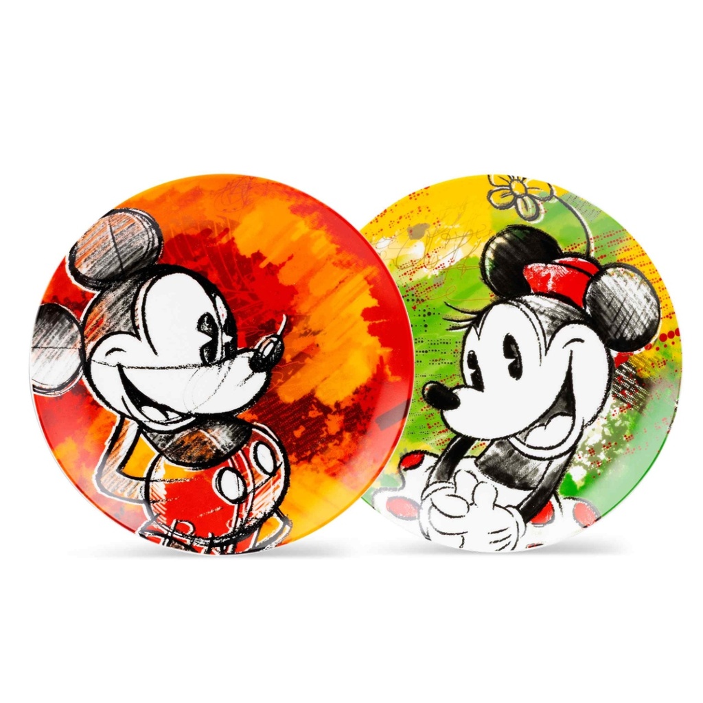 KROŽNIK DESERTNI MICKEY & MINNIE MOUSE COLOR FUN 19CM