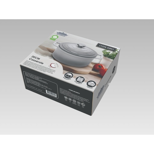 [114463] LONEC 20 CM LYON GREY