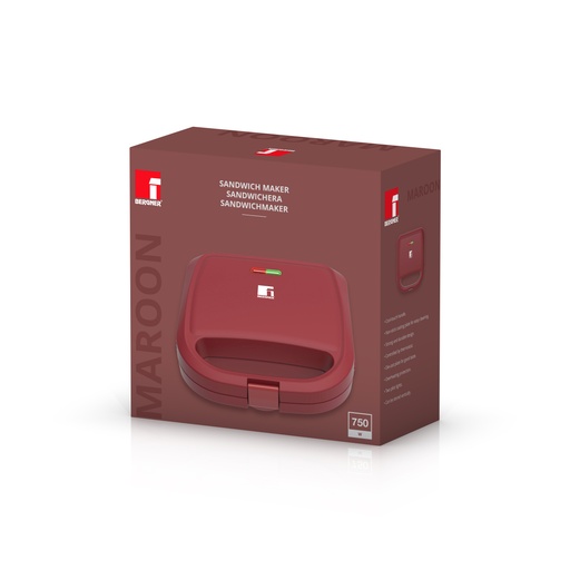 [114621] APARAT ZA TOPLE SENDVIČE  BG-51043-RD MAROON