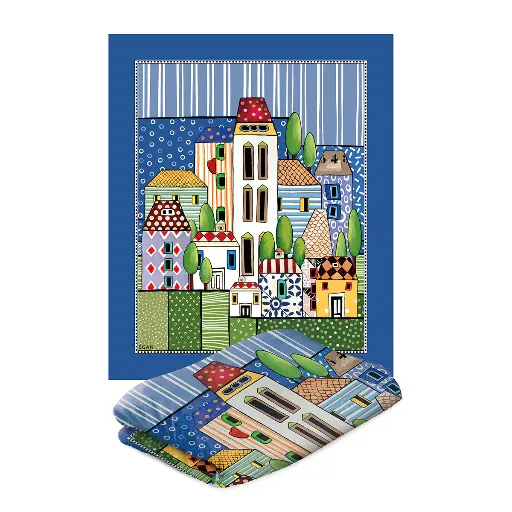 [114922] ODEJA 130x160 CM PAESE MIO BLUE