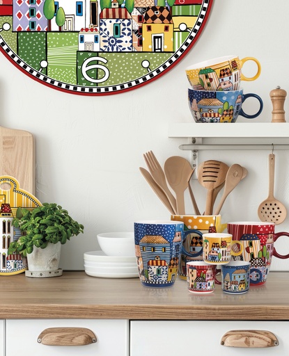 [114926] KAFETIERA 121055 4/1 PAESE MIO RED