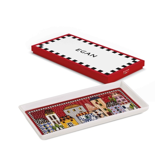[114978] PLADENJ PAESE MIO RED 19X9 CM