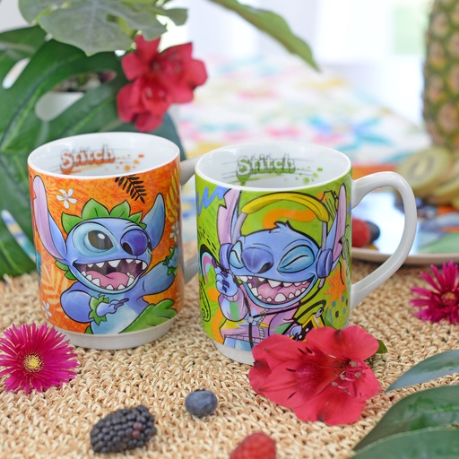 [115028] LONČEK 122011 STITCH ORANGE 350 ML