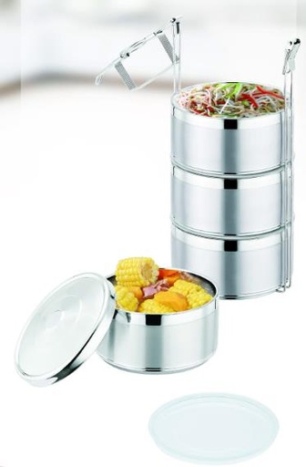 [114643] MENAŽNA POSODA 4-DELNA INOX TRENTO