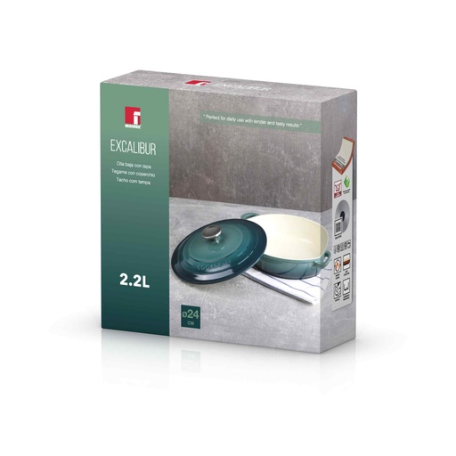 [113460] LONEC NIZEK 24CM EXCALIBUR GREEN