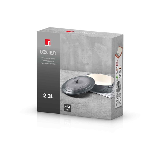 [114804] LONEC NIZEK 24CM EXCALIBUR GREY