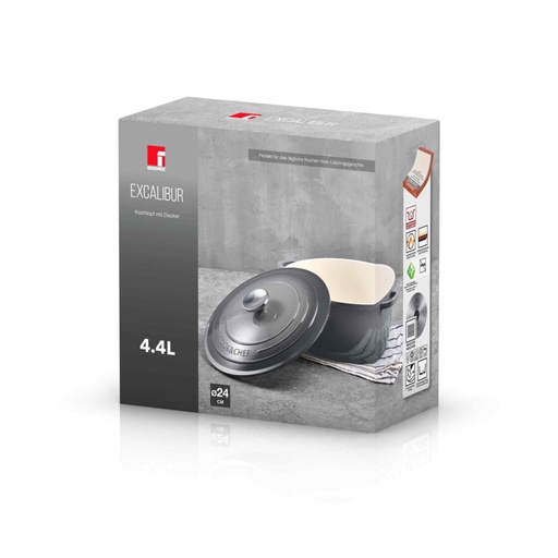 [114805] LONEC 24CM EXCALIBUR GREY