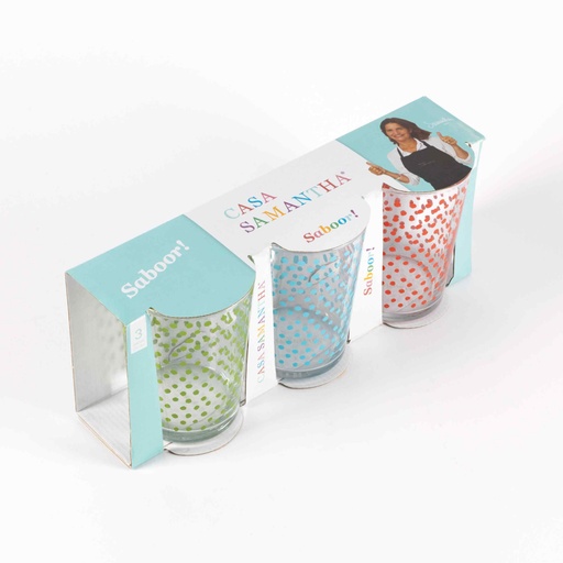 [114906] KOZARCI SET 3/1 510 ML CASA SAMANTHA