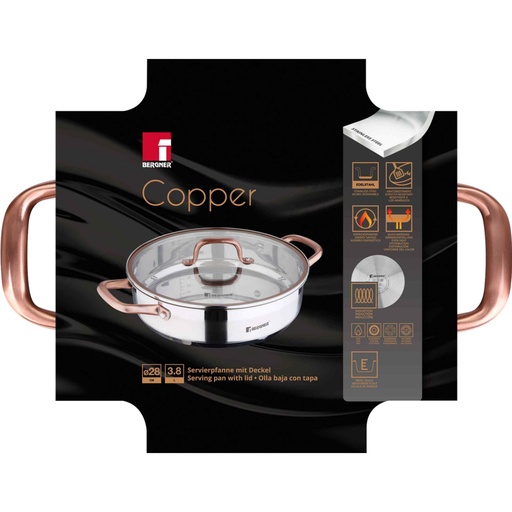 [113923] POSODA SERVIRNA 28 CM COPPER