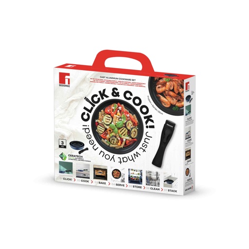 [114825] 3-DELNI SET PONEV CLICK&COOK