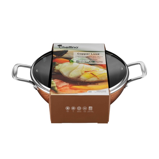 [115088] POSODA SERVIRNA 28 CM COPPER LUXE