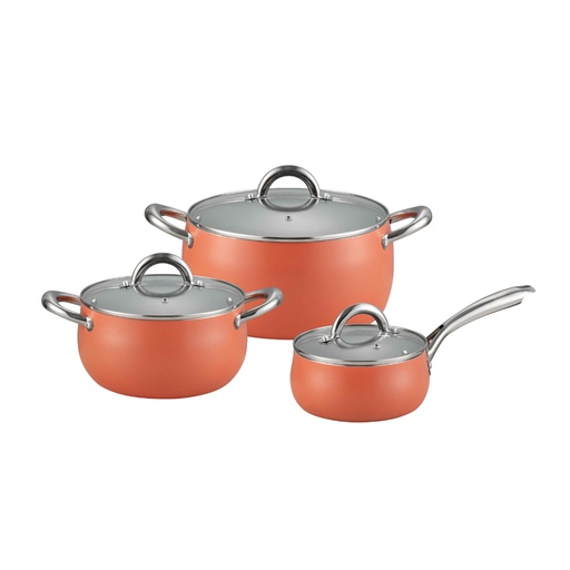 [115089] 6-DELNI SET KUHINJSKE POSODE ROSSO ELEGANZA