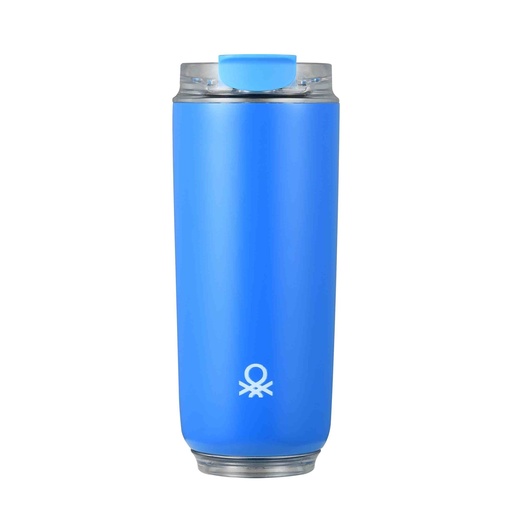 [115218] TERMO POTOVALNI LONČEK BENETTON 420 ML - modra