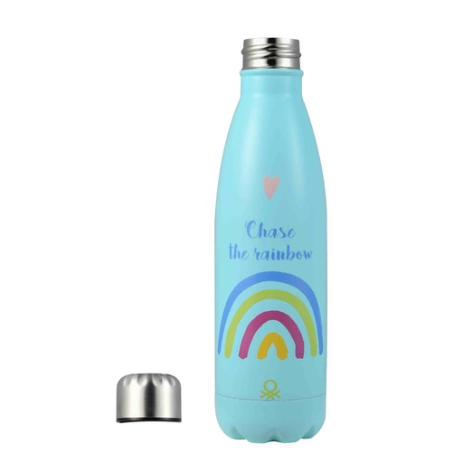 [115224] TERMO STEKLENICA BENETTON 500 ML - modra