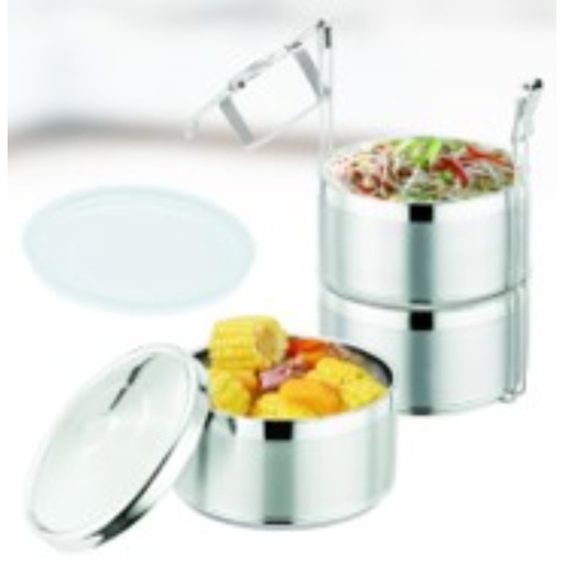 [113315] MENAŽNA POSODA 3-DELNA INOX